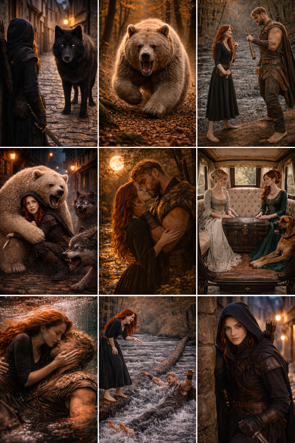 Zkroceni psance - medailonky (1)